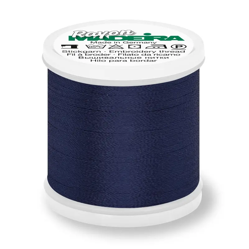 Madeira Rayon 40 Embroidery Thread 200M 1243 Navy 1
