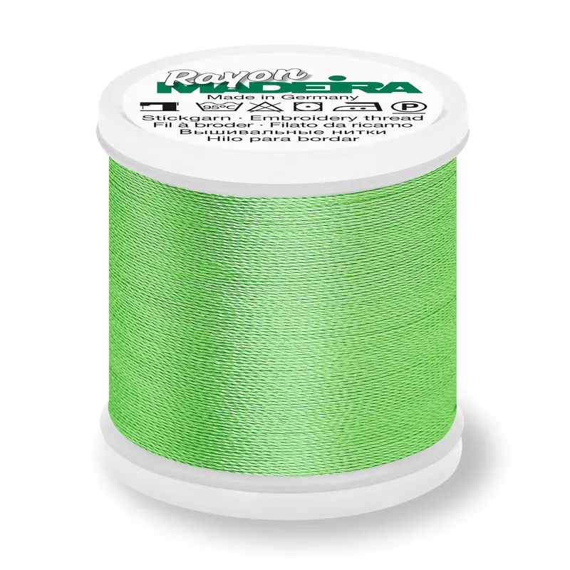 Madeira Rayon 40 Embroidery Thread 200M 1248 Lime Green 1