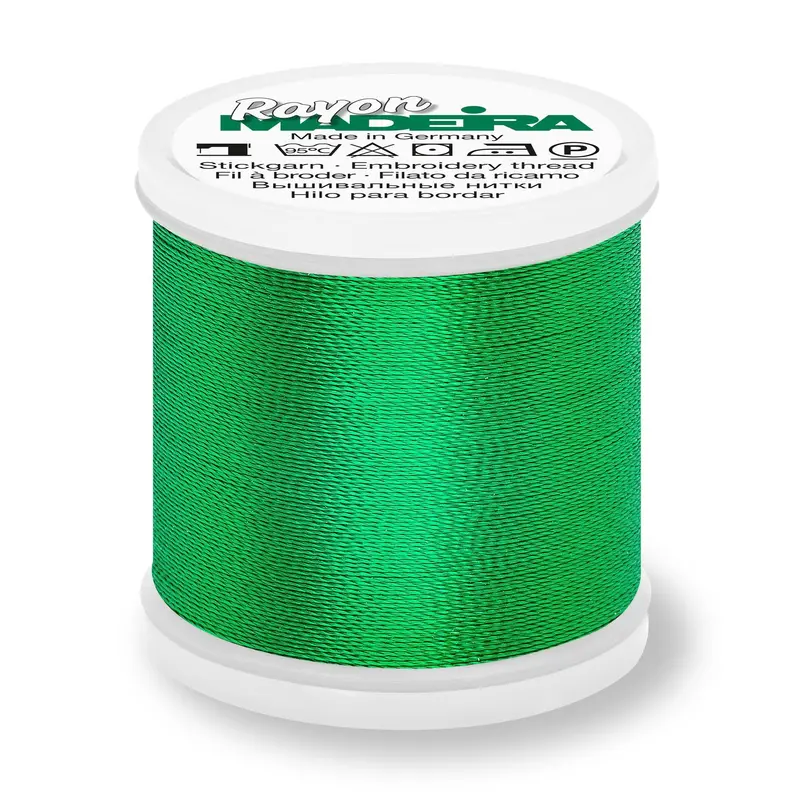 Madeira Rayon 40 Embroidery Thread 200M 1251 Bright Green 1