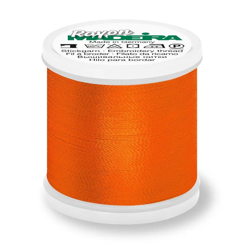 Madeira Rayon 40 Embroidery Thread 200M 1278 Orange 1