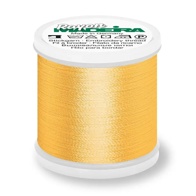 Madeira Rayon 40 Embroidery Thread 200M 1372 Yellow Gold 1