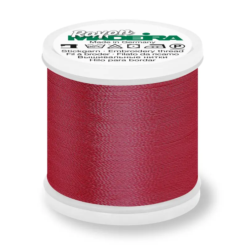Madeira Rayon 40 Embroidery Thread 200M 1381 Rasberry 1