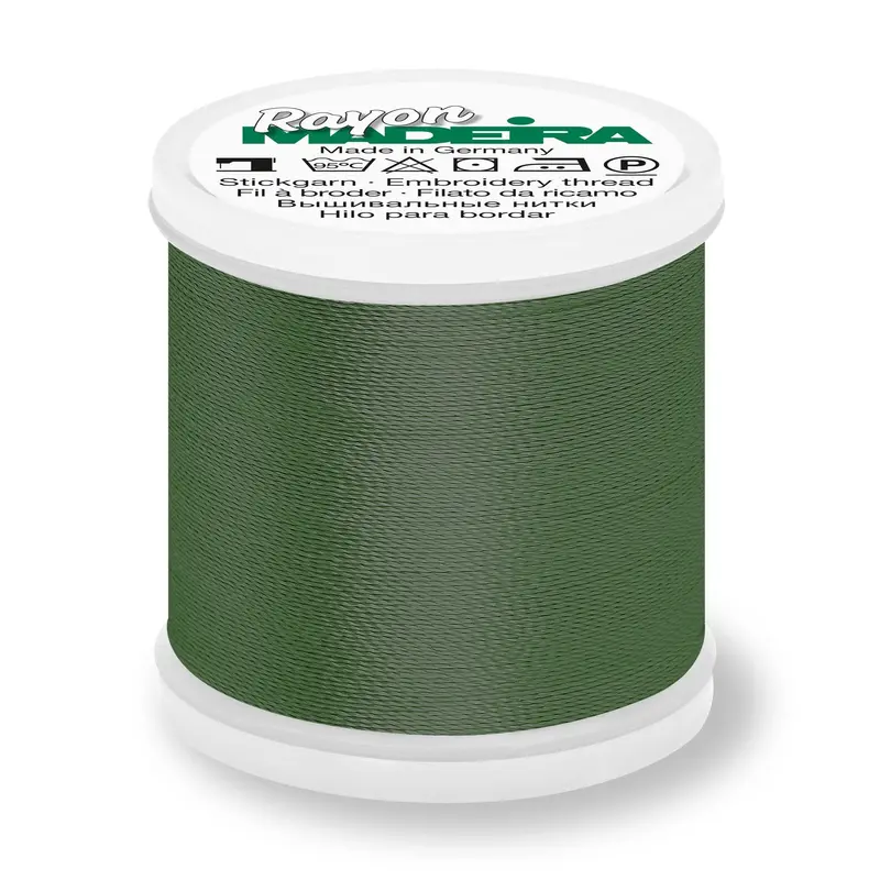 Madeira Rayon 40 Embroidery Thread 200M 1394 Hedge Green 1
