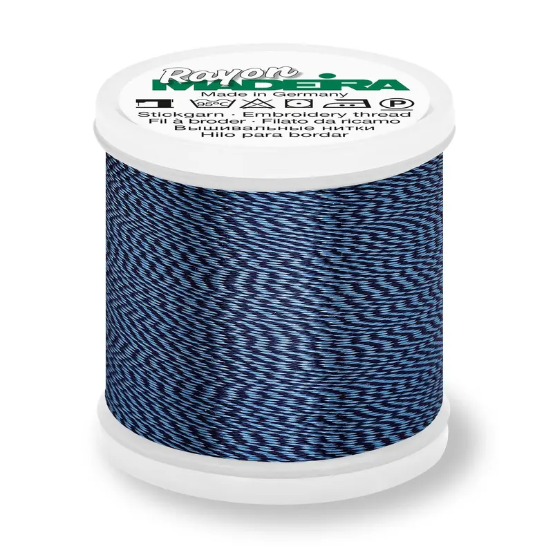 Madeira Rayon 40 Embroidery Thread 200M Melange #2202 Arctic Chill 1