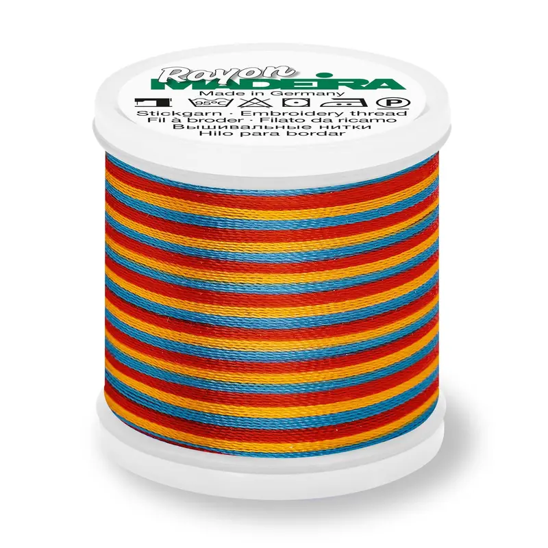 Madeira Rayon 40 Embroidery Thread 200M Multi #2142 Primary 1