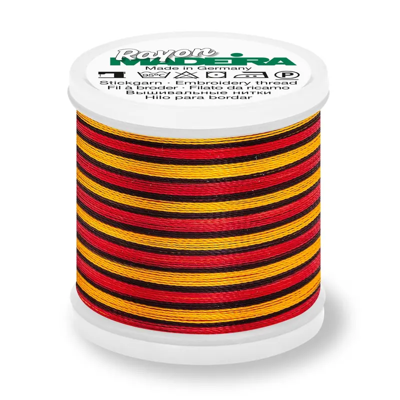 Madeira Rayon 40 Embroidery Thread 200M Multi #2145 Oranges/Yellows/Browns 1