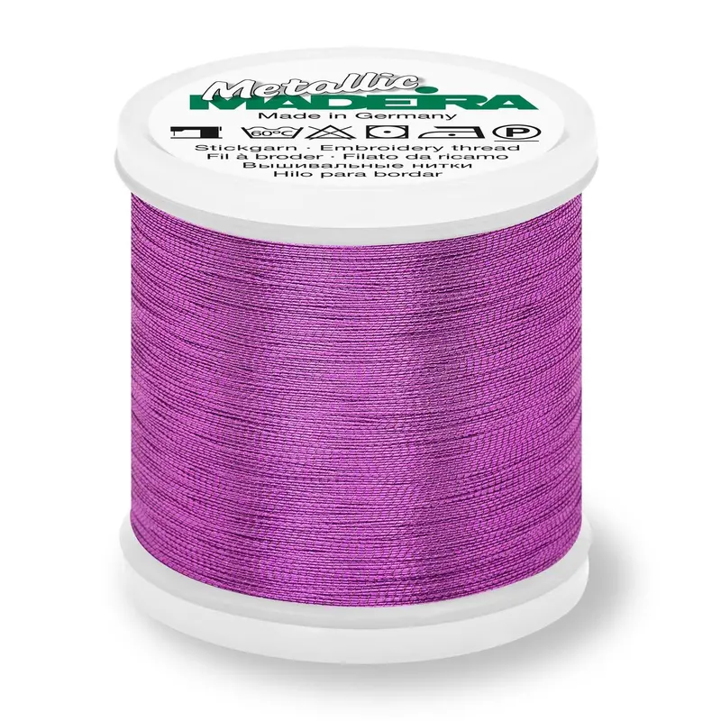Madeira Smooth Metallic Embroidery Thread, 200M Amethyst 311 1