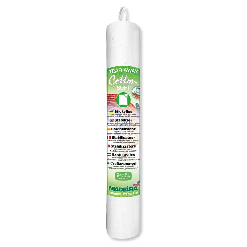 Madeira Stabilizer 50Cm Wide Cotton Soft Tear Away 1