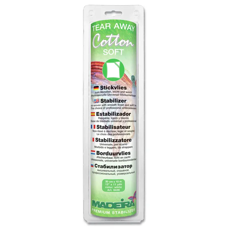 Madeira Stabilizer | Cotton Soft Tear Away | 30Cm Wide 1