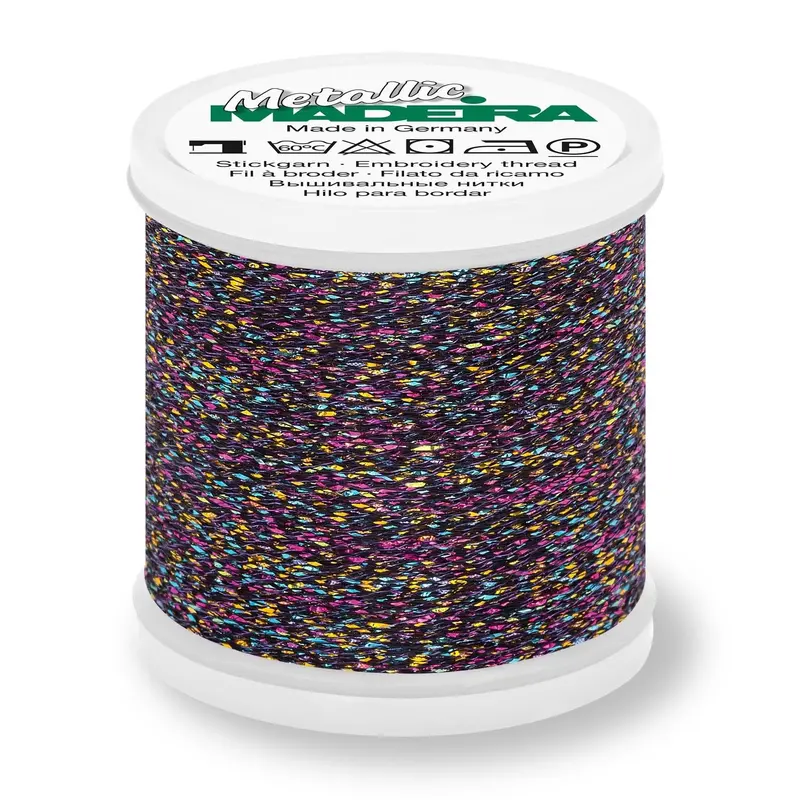 Madeira Textured Metallic Embroidery Thread, 200M Northern Lights 1