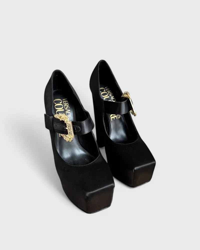 Maryjane Plateforme Noire Versace , 40 1