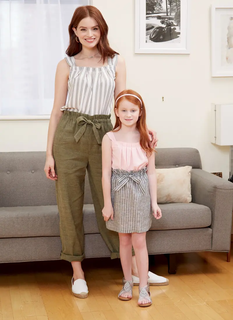 Mccalls 7942 Misses' / Girls' Top, Skirt, Shorts, Pants 1