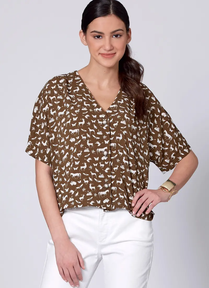 Mccalls 7976 Tops Sewing Pattern 2