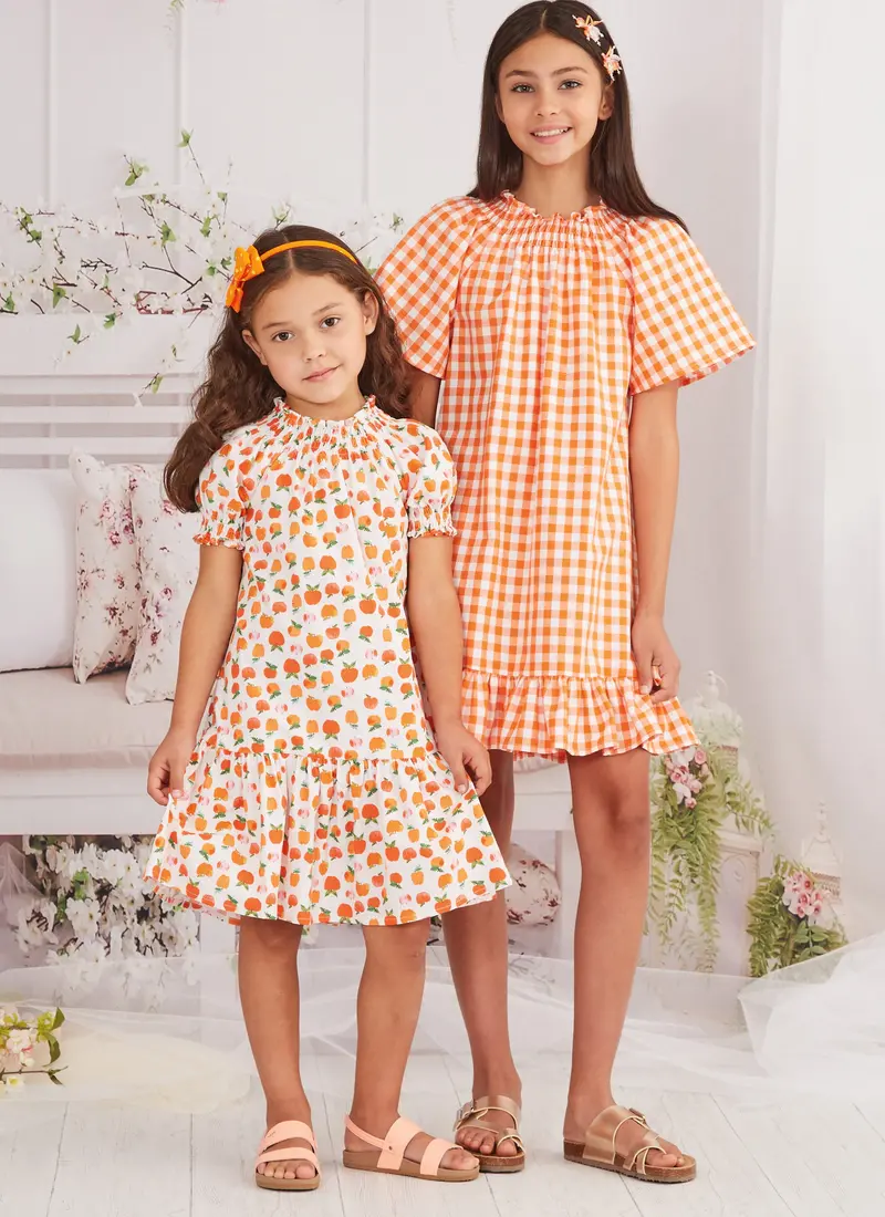 Mccalls 8283 Girls' Dresses Sewing Pattern 1