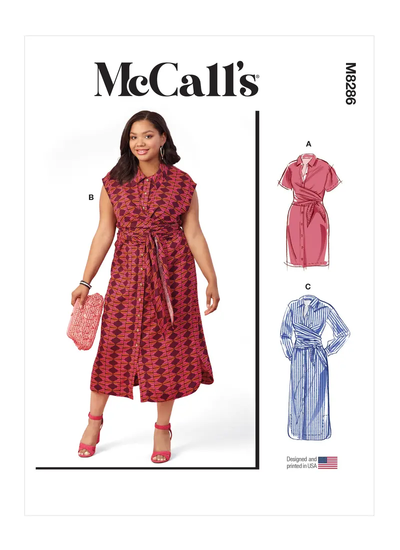 Mccalls 8286 Misses' And Women's Dresses Sewing Pattern 2
