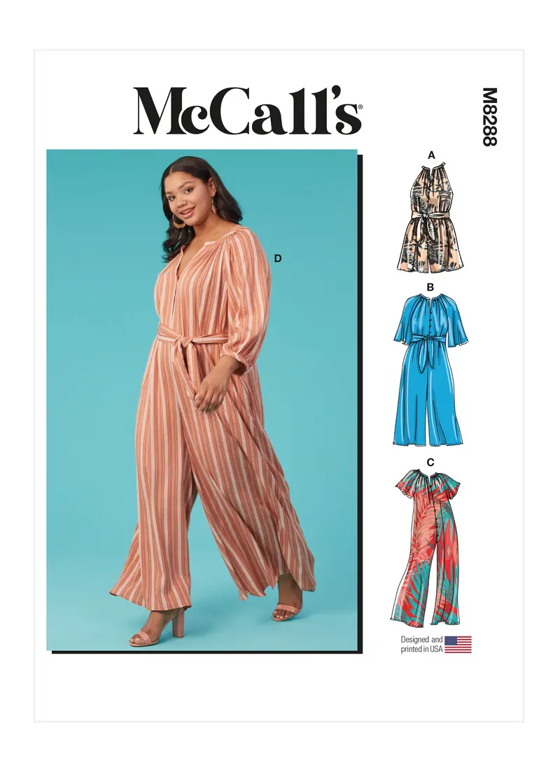 Mccalls 8288 Misses' And Women's Romper, Jumpsuits Pattern 2