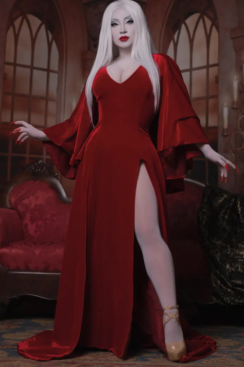 Mccalls 8303 Dress And Sleeved Cape Pattern By Yaya Han 1