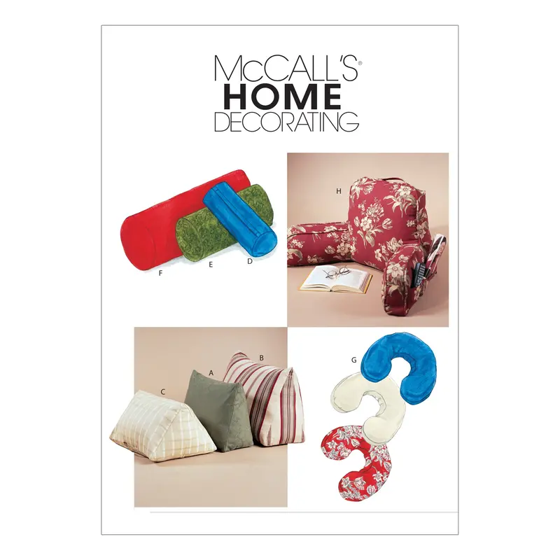 Mccall's Sewing Pattern 4123 Pillows And Bolsters 2