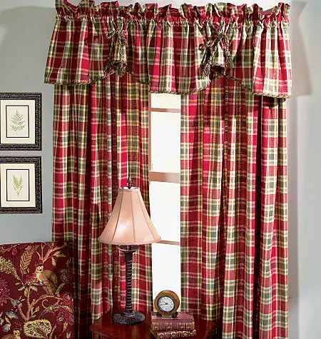 Mccall's Sewing Pattern 4408 Window Essentials: Valances And Panels 1