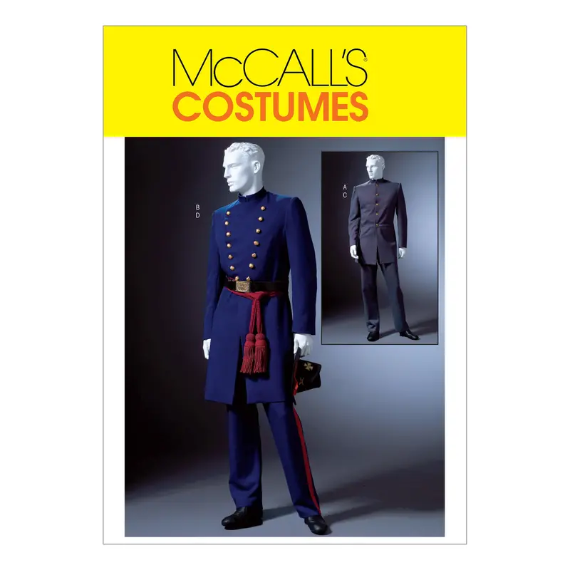 Mccall's Sewing Pattern 4745 Men's American Civil War Costumes 2