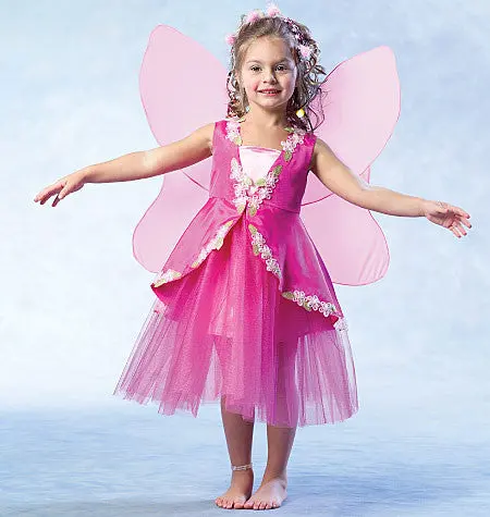 Mccall's Sewing Pattern 4887 Girls' Fairy Costumes 1