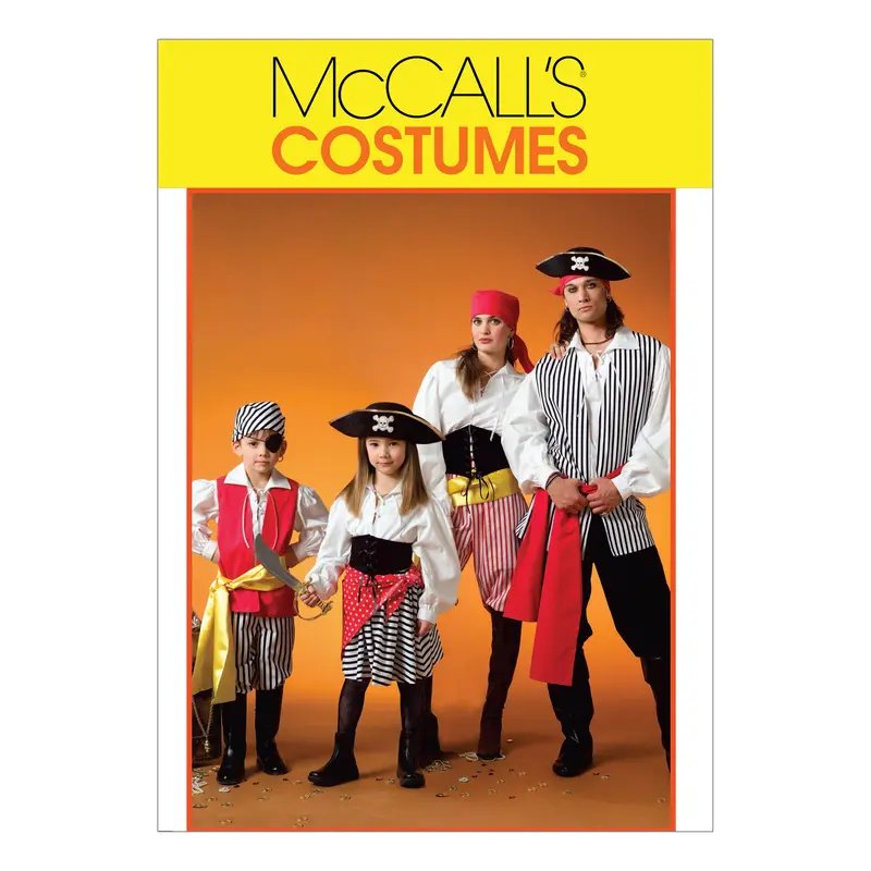 Mccall's Sewing Pattern 4952 Pirates Costumes 2