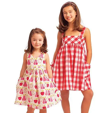 Mccall's Sewing Pattern 5613 Girls' Dresses 1