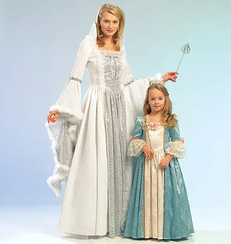 Mccall's Sewing Pattern 5731 Princess Costumes 1