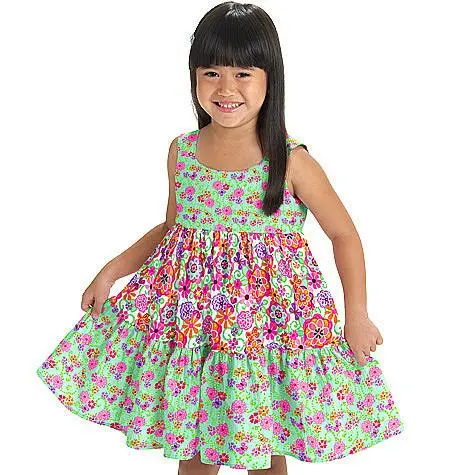 Mccall's Sewing Pattern 6017 Toddlers' Dresses And Trousers 1