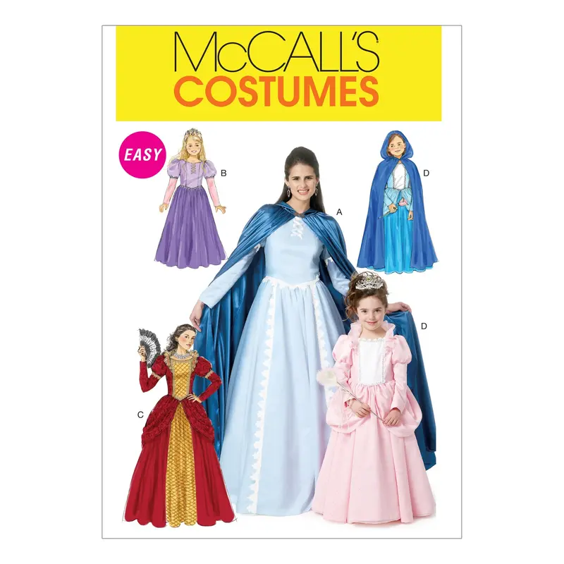 Mccall's Sewing Pattern 6420 Fairytale Costumes 2