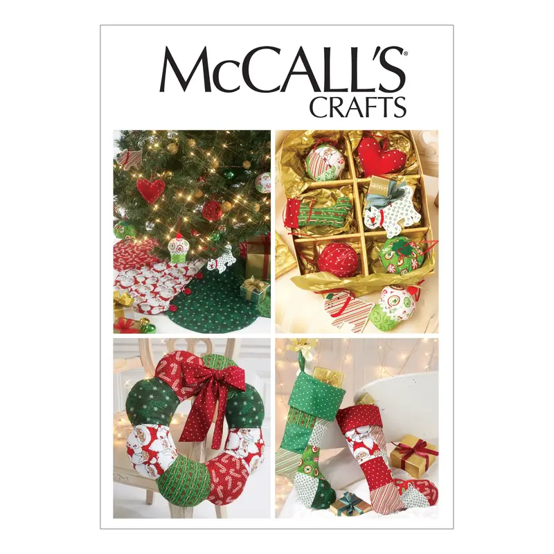 Mccall's Sewing Pattern 6453 Christmas Accessories 2