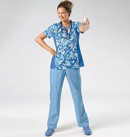 Mccall's Sewing Pattern 6473 Women's Medical Scrubs 1