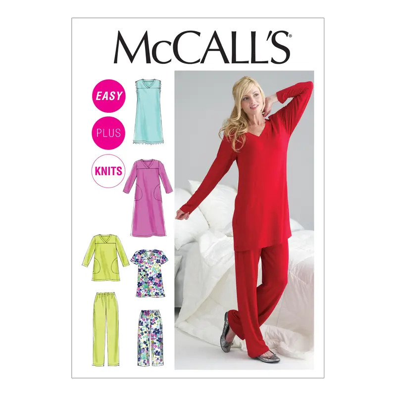 Mccall's Sewing Pattern 6474 Ladies Loungewear 2