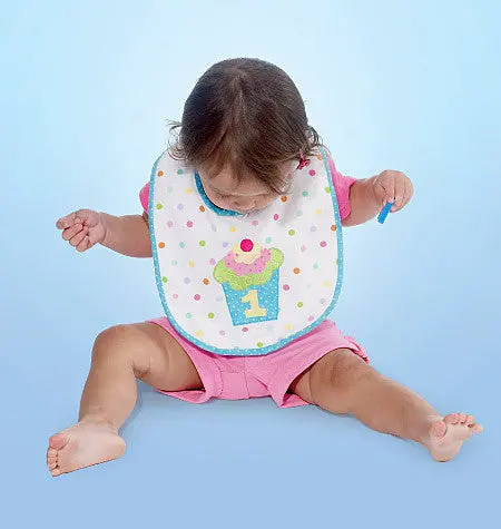 Mccall's Sewing Pattern 6478 Bibs And Burp Cloths 1