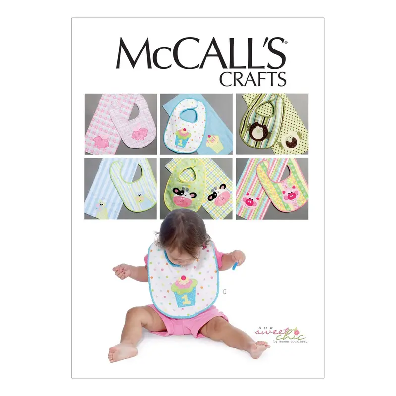 Mccall's Sewing Pattern 6478 Bibs And Burp Cloths 2