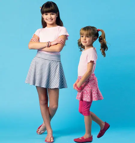 Mccall's Sewing Pattern 6918 Girls' Skorts | Easy 1