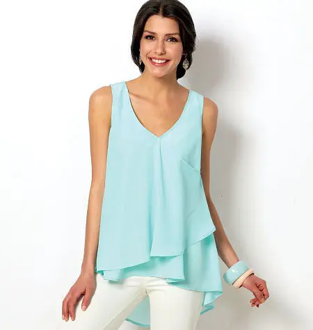Mccall's Sewing Pattern 6960 Misses' Tops And Tunics | Easy 1