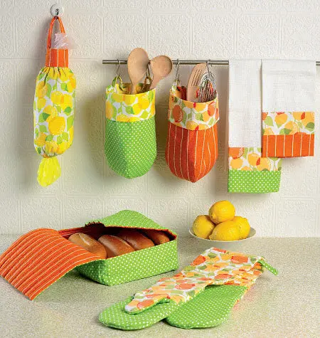 Mccall's Sewing Pattern 6978 Apron And Kitchen Accessories 1