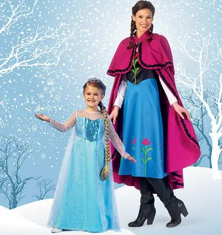 Mccall's Sewing Pattern 7000 Frozen Costumes 1