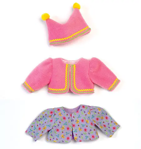 Mccall's Sewing Pattern 7066 Baby Dolls Clothes And Accessories 2