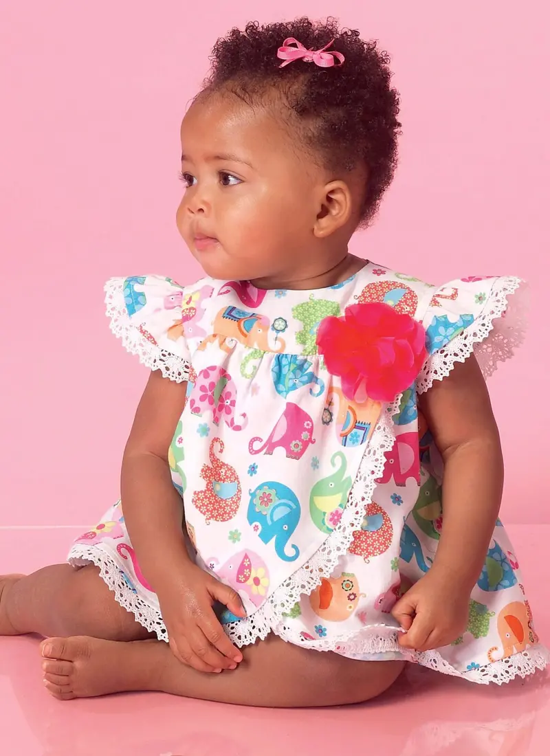 Mccall's Sewing Pattern 7107 Infants' Rompers 1