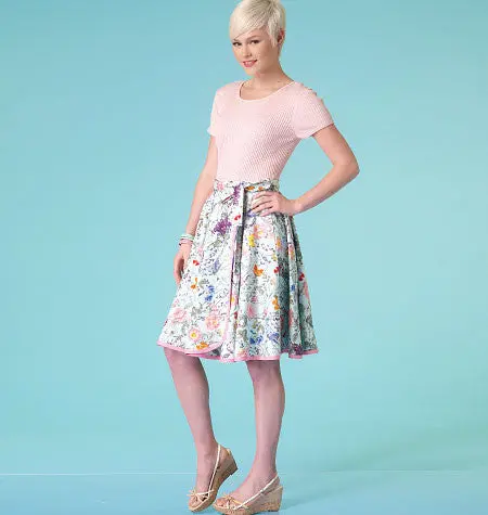 Mccall's Sewing Pattern 7129 Misses' Wrap Skirts 1