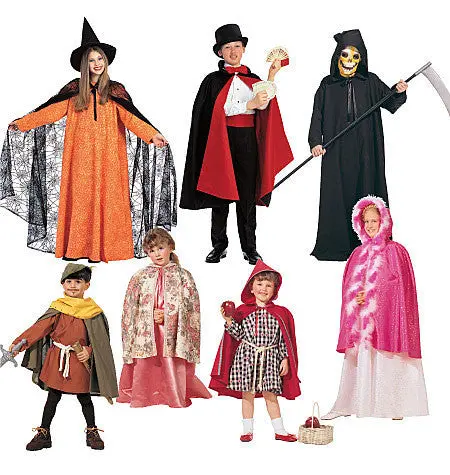 Mccall's Sewing Pattern 7224 Children's Halloween Costumes 1