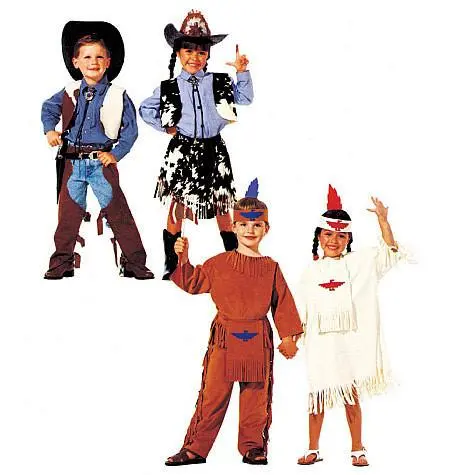 Mccall's Sewing Pattern 7226 Children's Cowboy Costumes 1