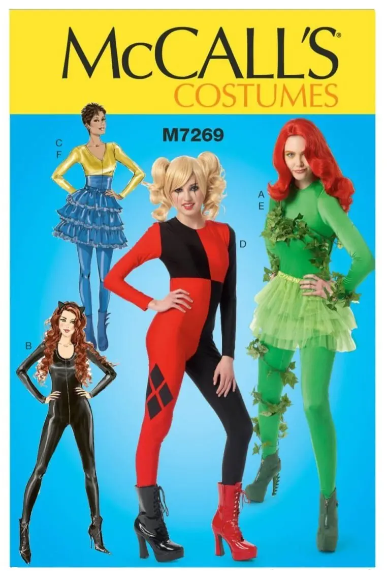 Mccall's Sewing Pattern 7269 Halloween Costumes 1