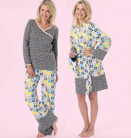 Mccall's Sewing Pattern 7297 Women's Pyjamas And Robe 1