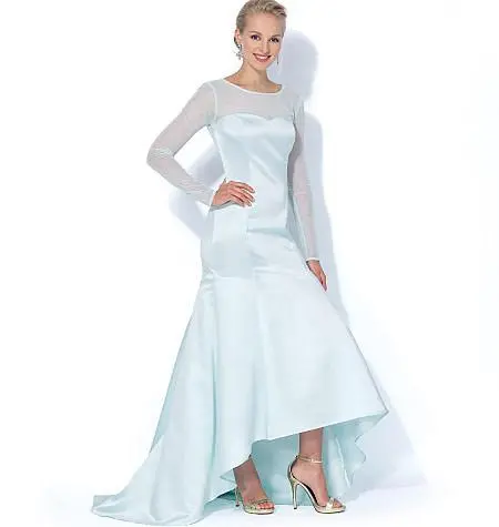 Mccall's Sewing Pattern 7320 Misses'/Miss Petite | Mermaid Hem And High-Low Dress 1