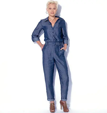 Mccall's Sewing Pattern 7330 Button-Up Rompers And Jumpsuits 1