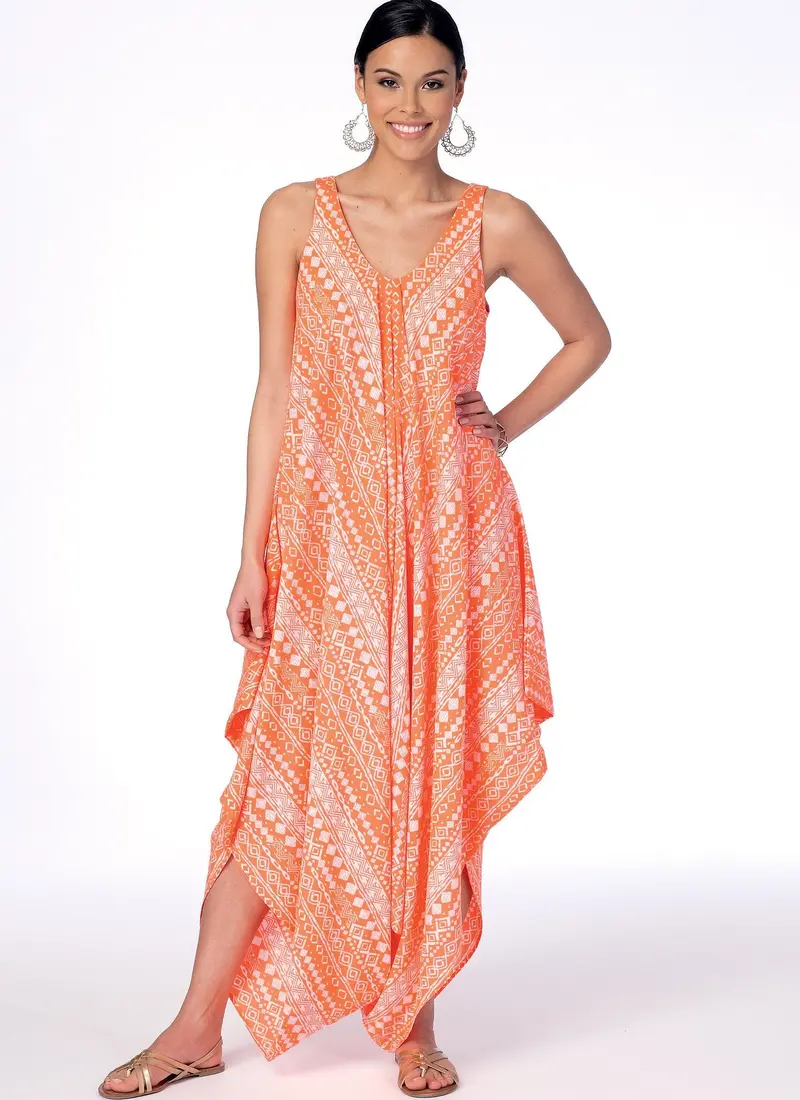 Mccall's Sewing Pattern 7402 Dresses And Jumpsuit 1