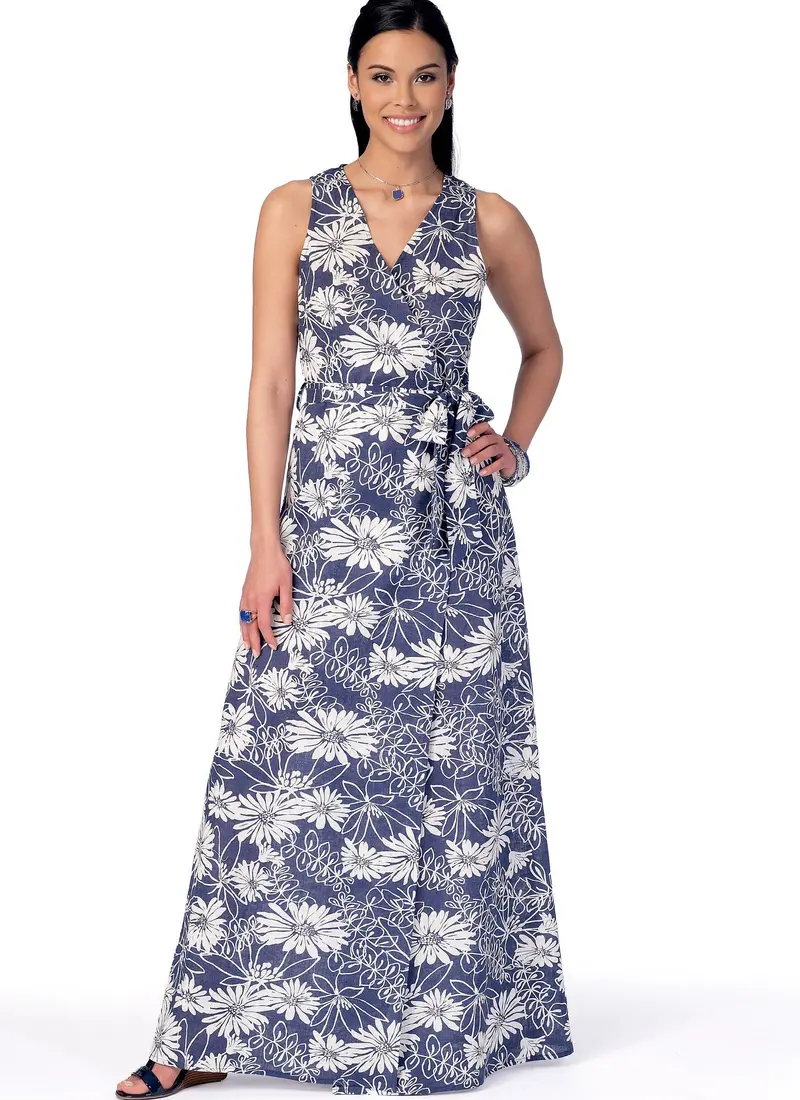 Mccall's Sewing Pattern 7406 Dresses And Belt 1